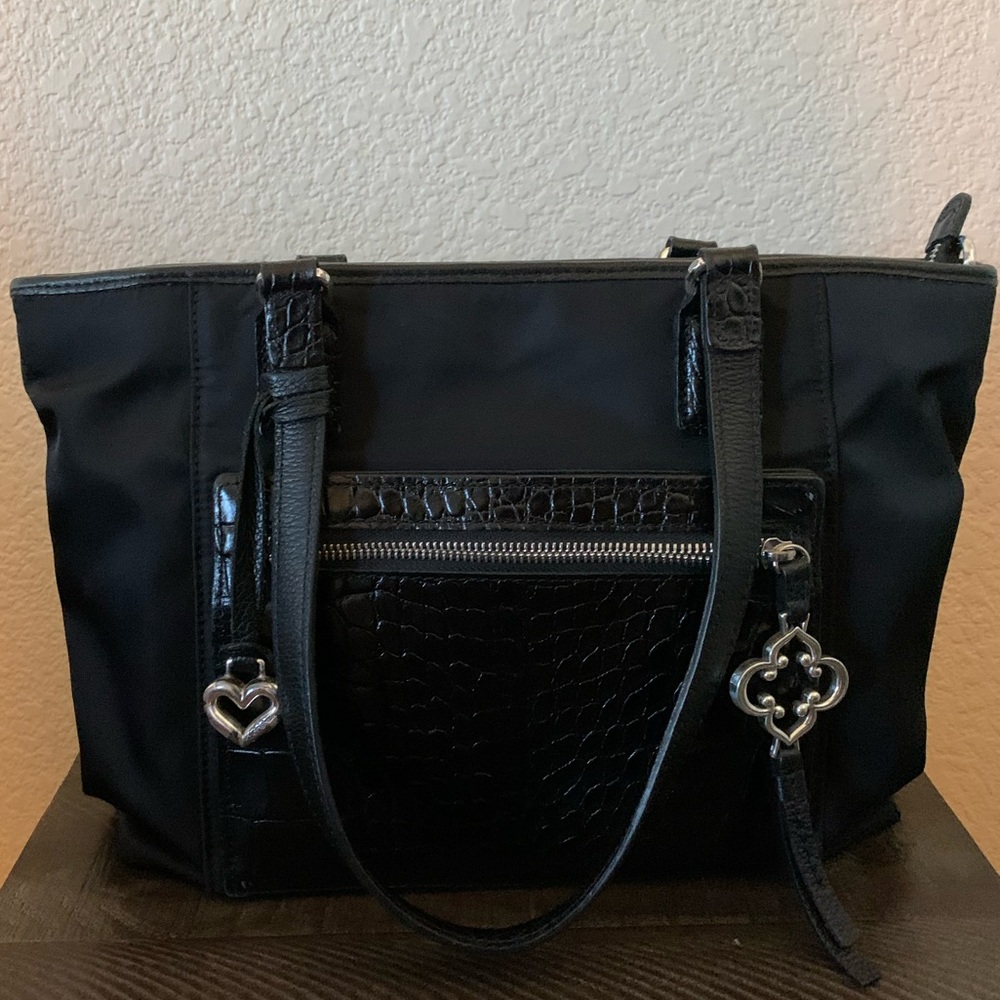Brighton Nylon/Leather Bag